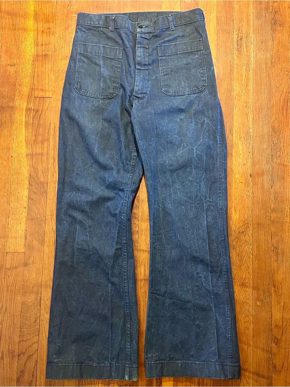 Men's vintage Dark Blue Navy Jeans